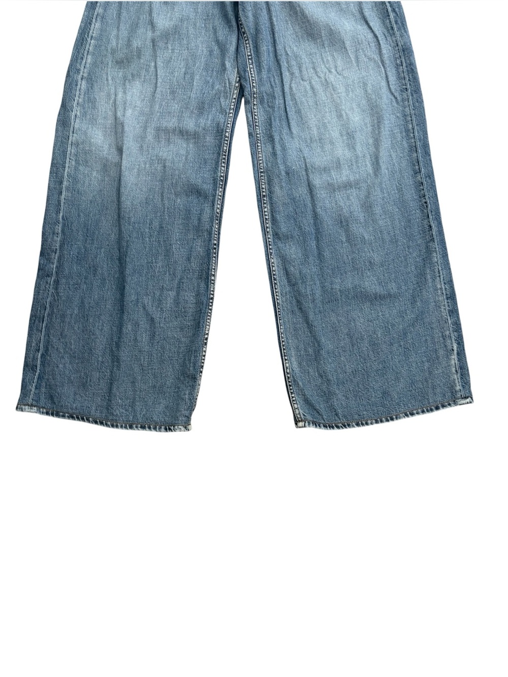 Rag & Bone Featherweight Sofie High Rise Full Length Ultra-Wide Leg Jeans Sz 25 - Picture 6 of 10